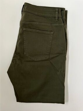 Warp + Weft Men's Olive Straight Jeans